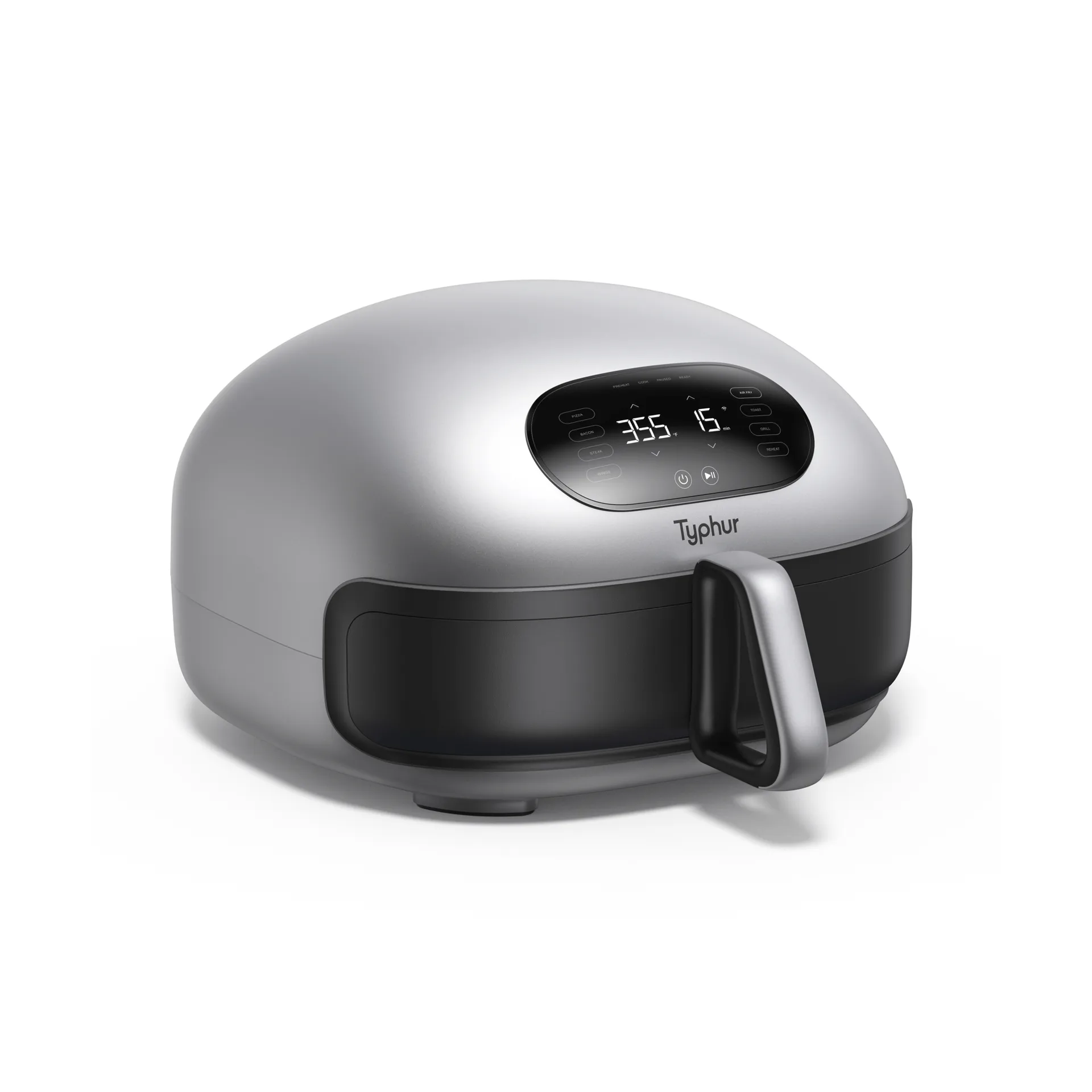 Typhur Dome 2 airfryer, Silver-Black, 5,3 L Typhur