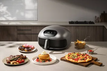 Typhur Dome 2 airfryer - Silver-Black, 5,3 L - Typhur