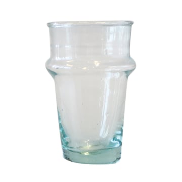 URBAN NATURE CULTURE Dricksglas återvunnet glas stort Klar-grön