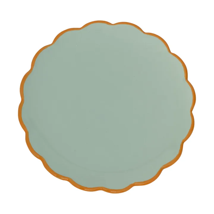 Good Morning sculpted tallrik - Celadon - URBAN NATURE CULTURE