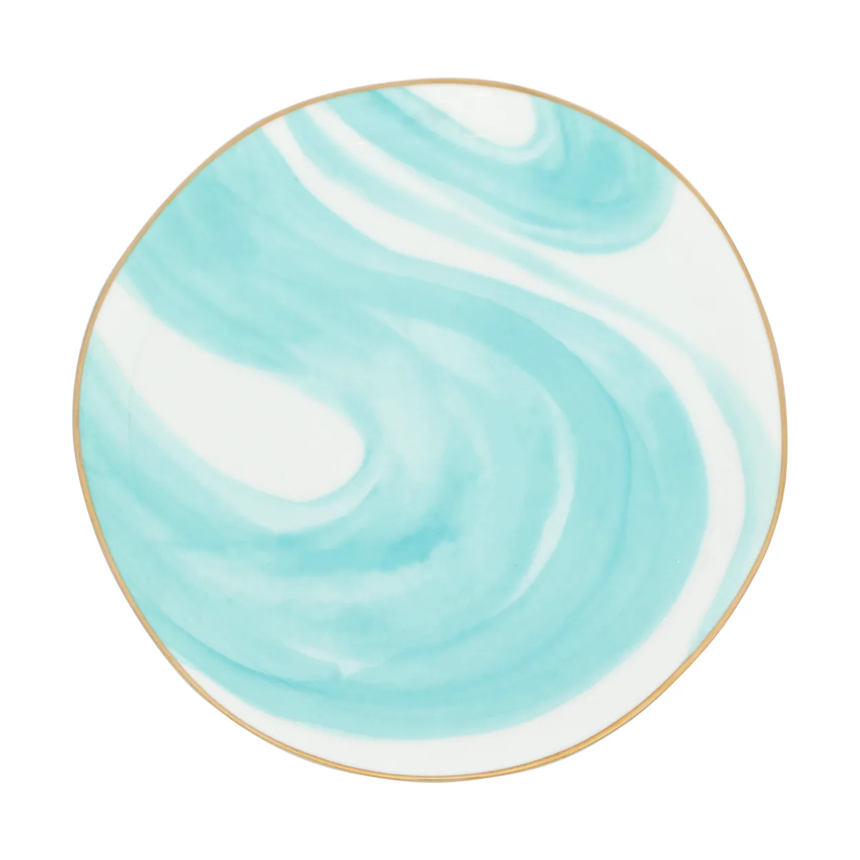 urban nature culture good morning tallrik 17 cm vit valuri emerald green