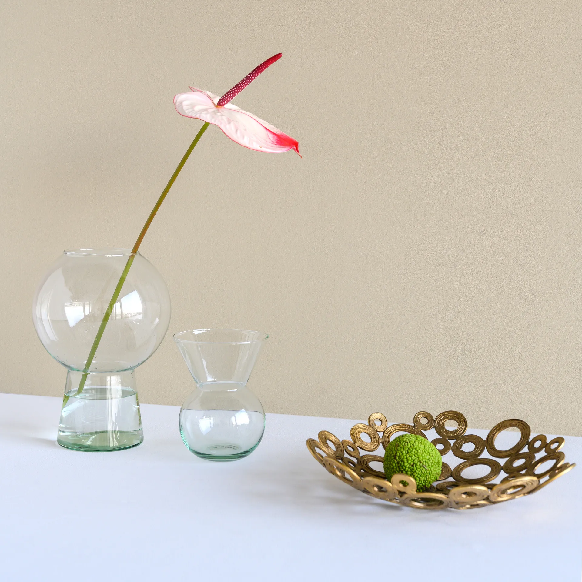 UNC vas återvunnet glas L 24,9 cm, Klar URBAN NATURE CULTURE