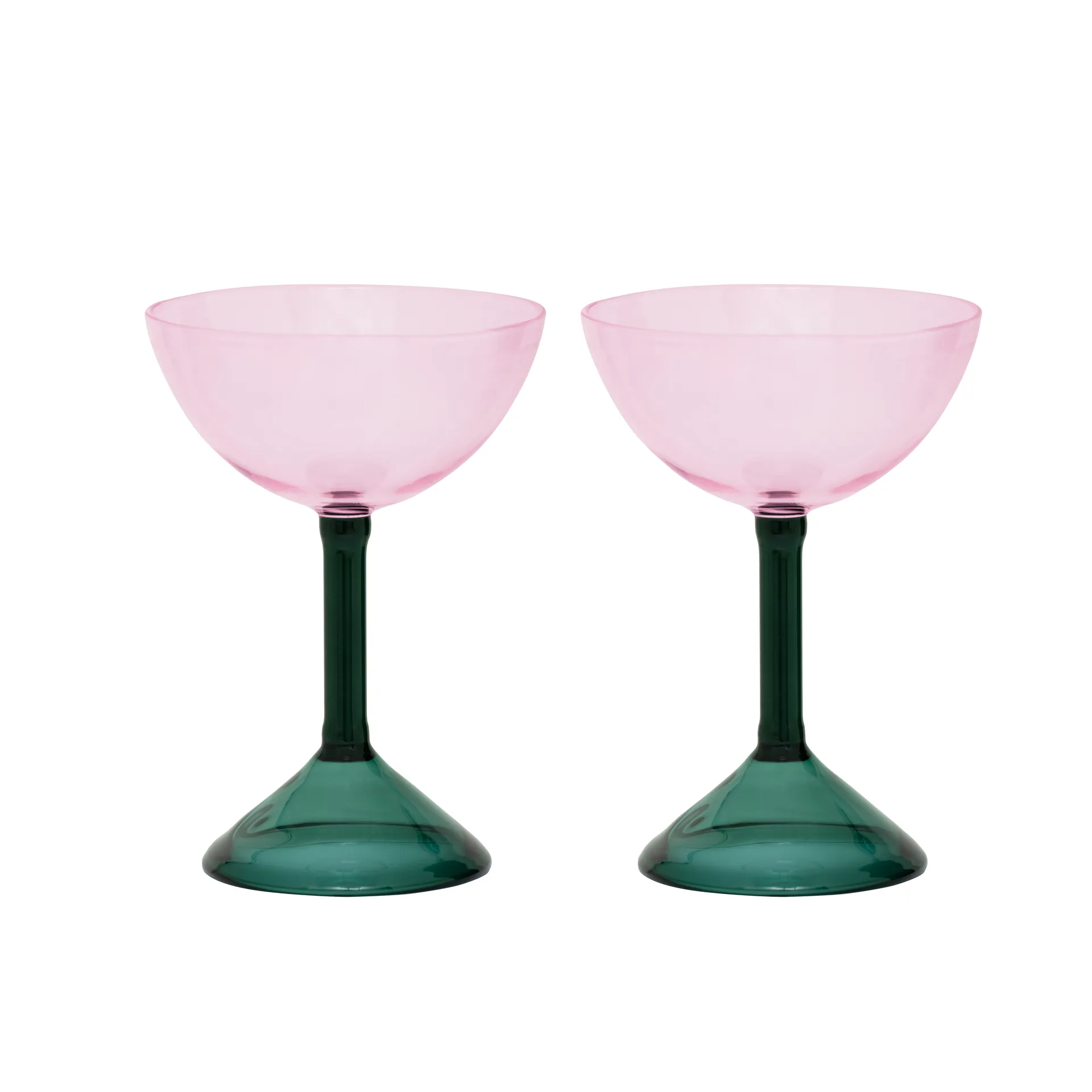 Urban Nature Culture gåvoset coupeglas 2-pack, Pink URBAN NATURE CULTURE