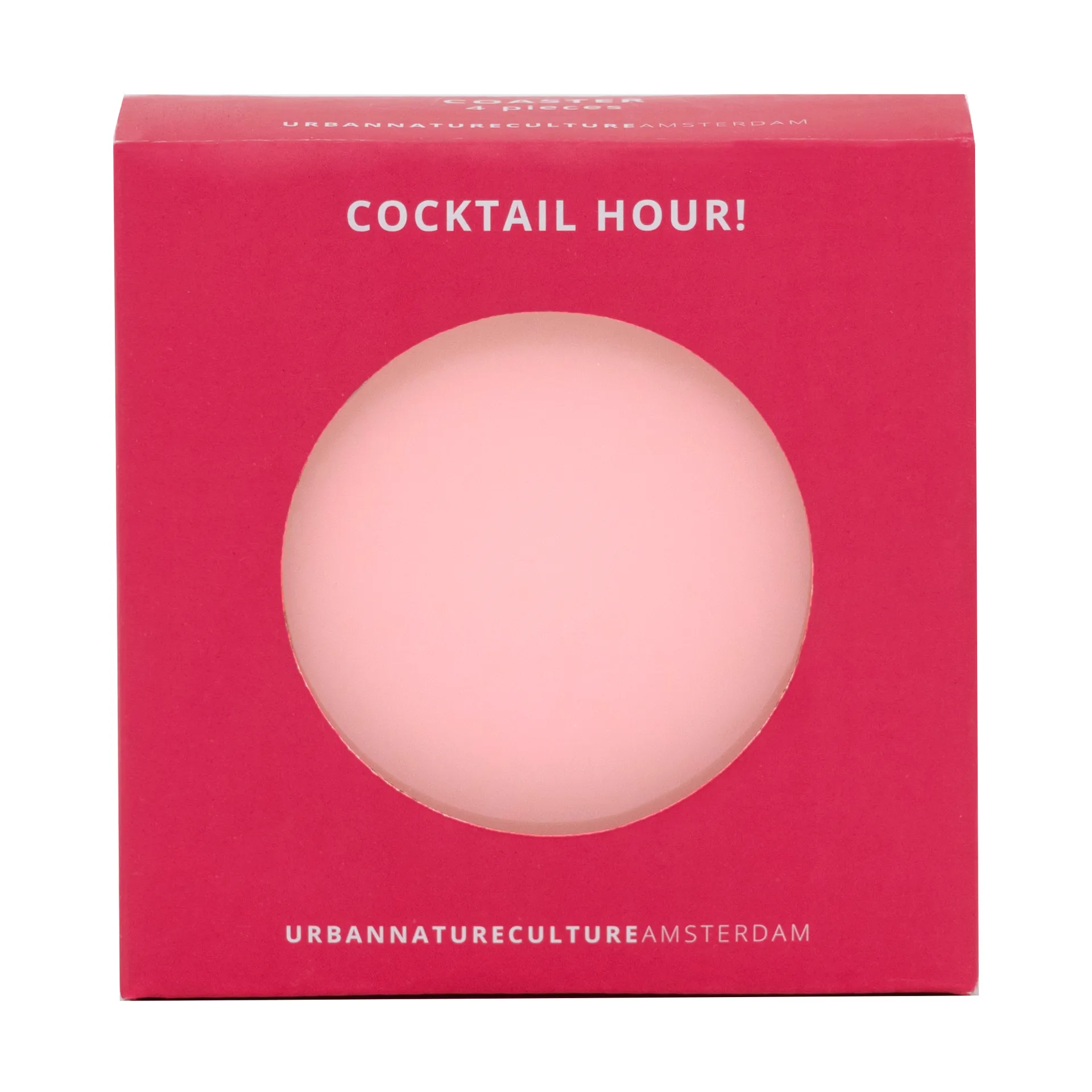 Urban Nature Culture gåvoset glasunderlägg 4-pack, Pink URBAN NATURE CULTURE