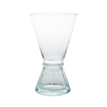 URBAN NATURE CULTURE Vinglas återvunnet glas medium Klar-grön