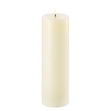 Uyuni Lighting Pillar LED-ljus 7,8 x 25 cm Ivory