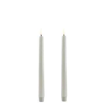 Läs mer om Uyuni Lighting Taper LED-ljus 2-pack 2,3 x 25 cm Grön