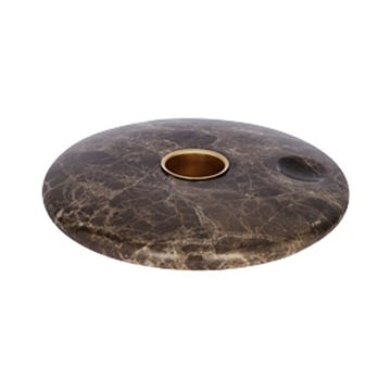 Läs mer om Uyuni Lighting Uyuni Chamber ljusstake Ø11,6 cm Brun marmor