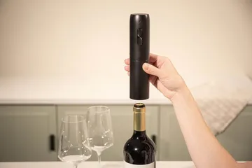 Vacuvin elektrisk vinöppnare - Svart - Vacuvin