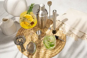 Vacuvin Lovers Bar In A Box cocktailset - Rostfritt stål, 7 delar - Vacuvin