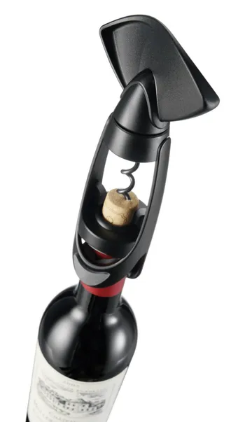 Vacuvin Twister vridkorkskruv - Svart - Vacuvin