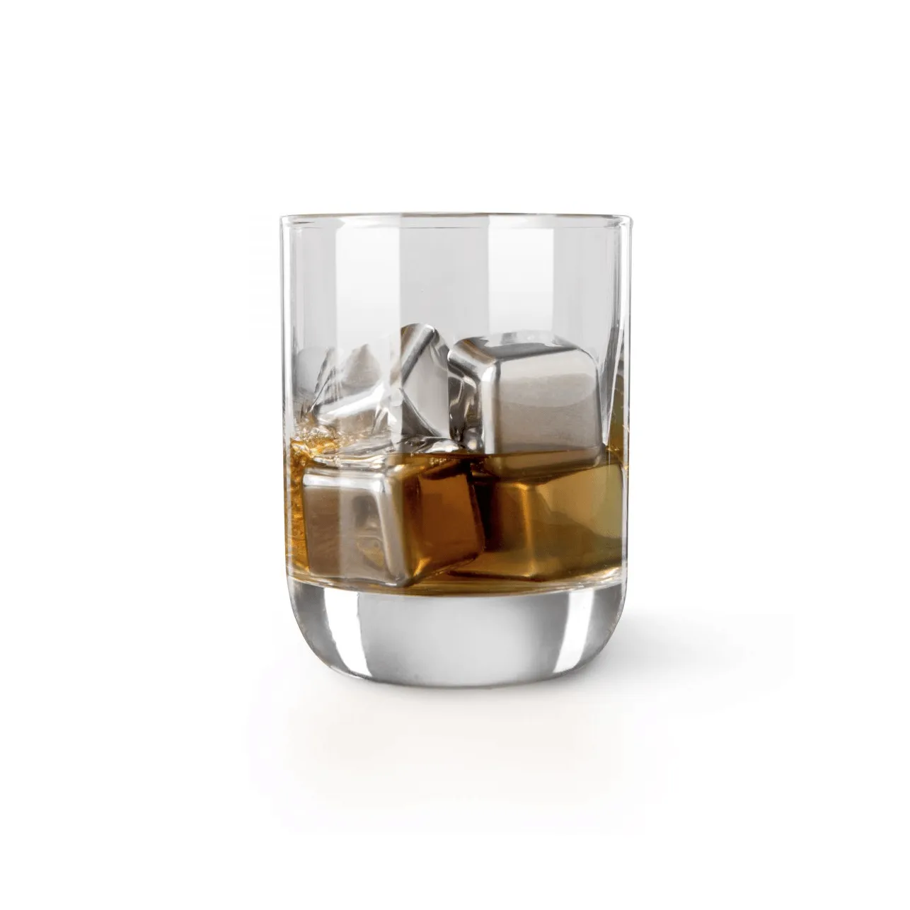 Vacuvin whiskeystenar, Rostfritt stål, 4-pack Vacuvin