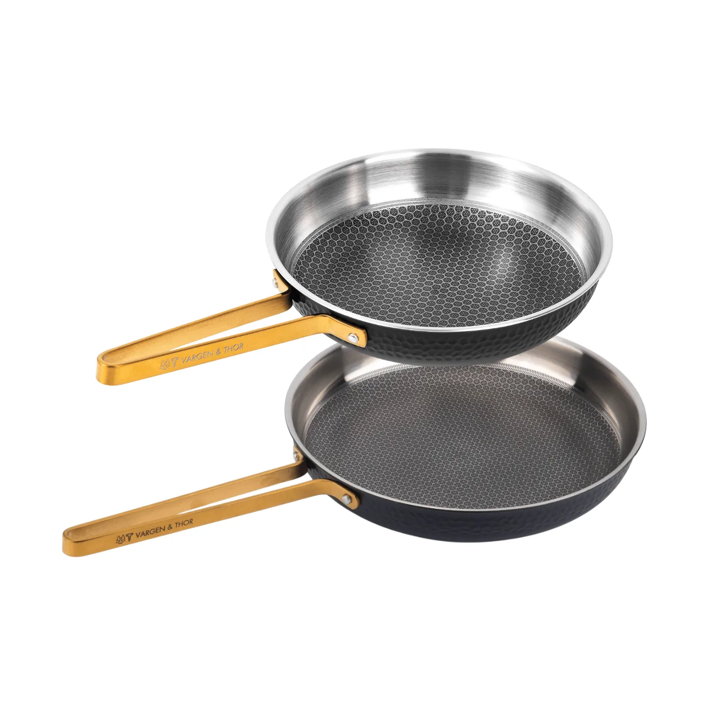 Arvet duo stekpanna, Rostfritt stål, 2 delar Vargen & Thor