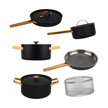 Arvet grytset - Rostfritt stål, XL, 10 delar - Vargen & Thor