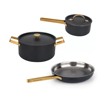 Arvet Viggo Mio grytset - Mattsvart-mässing, 5 delar - Vargen & Thor