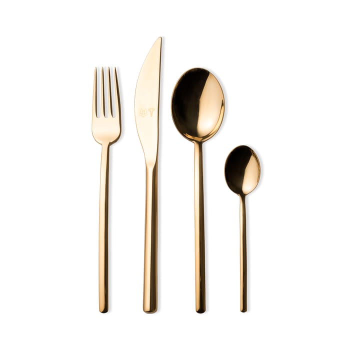 BAMBINI bestickset 16 delar, Luce gold edition Vargen & Thor