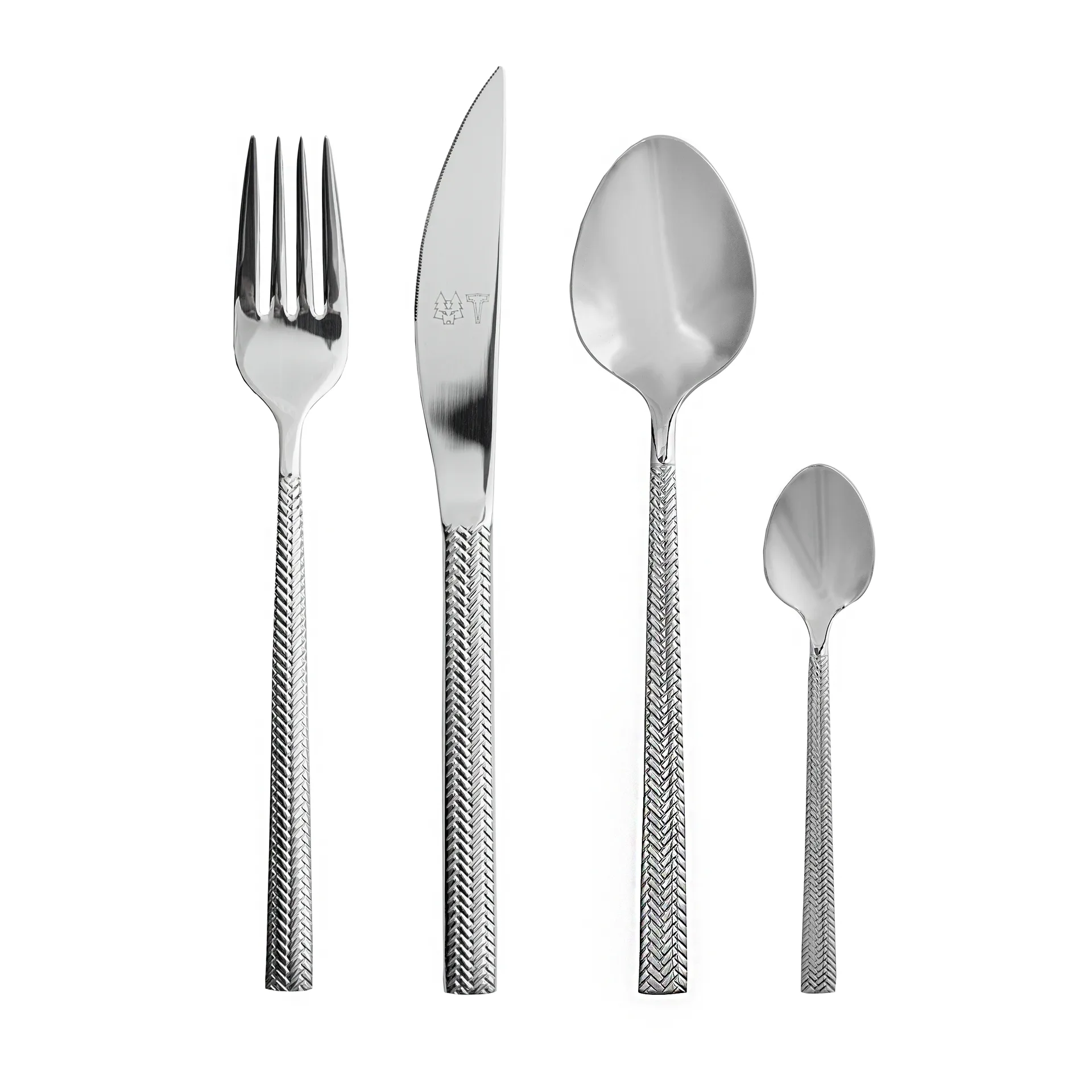 Glöd bestickset 16 delar, Fiskbensmöntrat Vargen & Thor