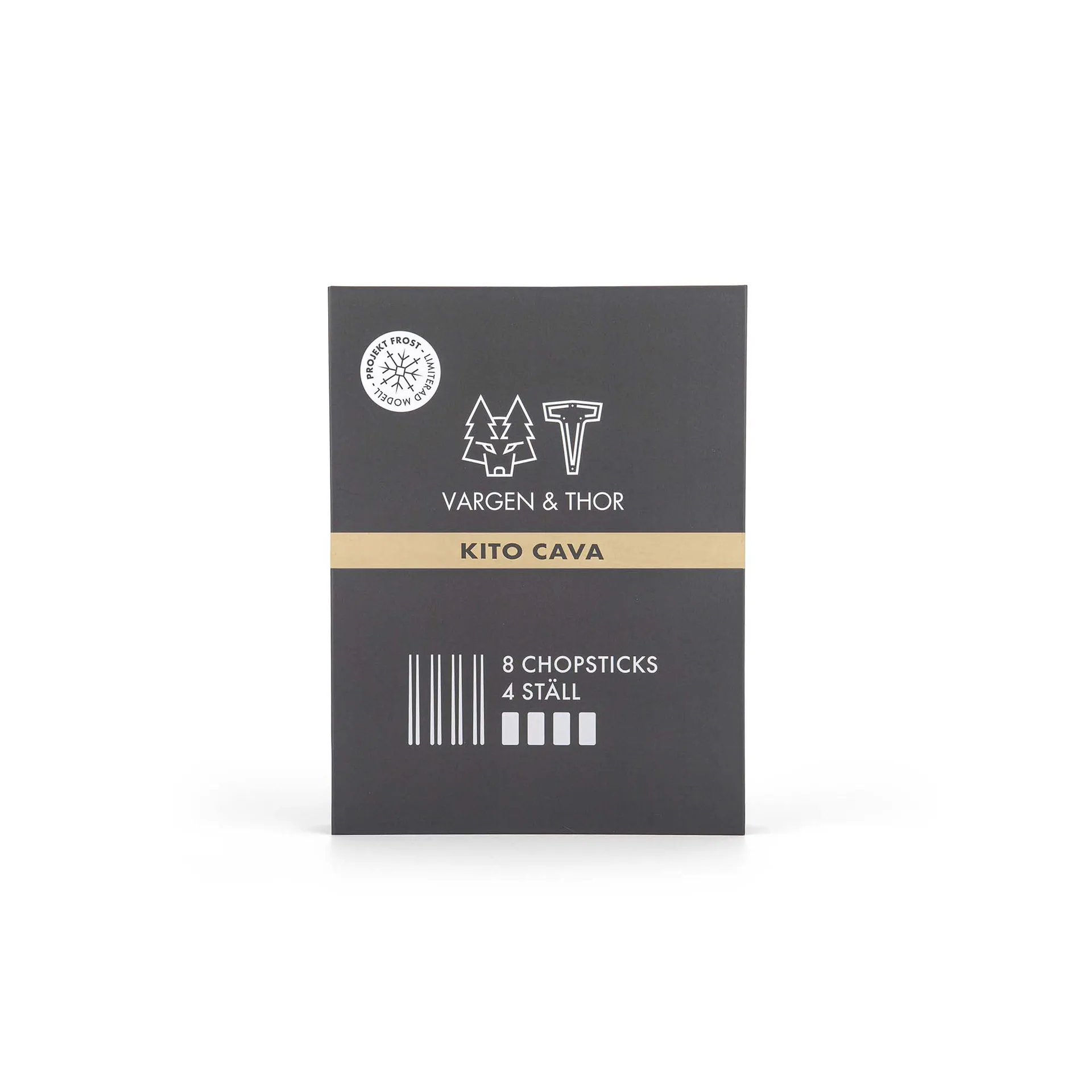 Kito Chopsticks ätpinnar 4-pack, Cava Vargen & Thor