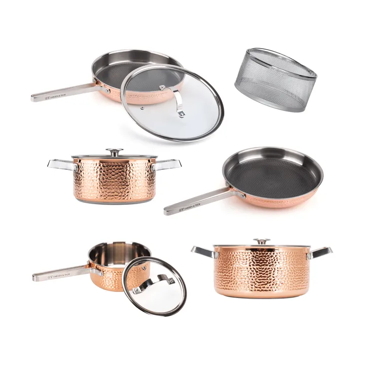 Mjölner grytset - Koppar, XL, 10 delar - Vargen & Thor