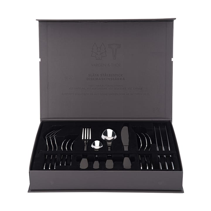 Nord bestickset 16 delar, Polerat silver Vargen & Thor
