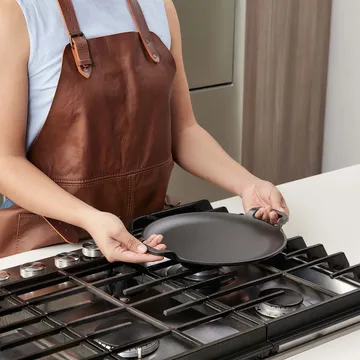 Victoria Comal stekpanna två handtag pre-seasoned - Ø25 cm - Victoria