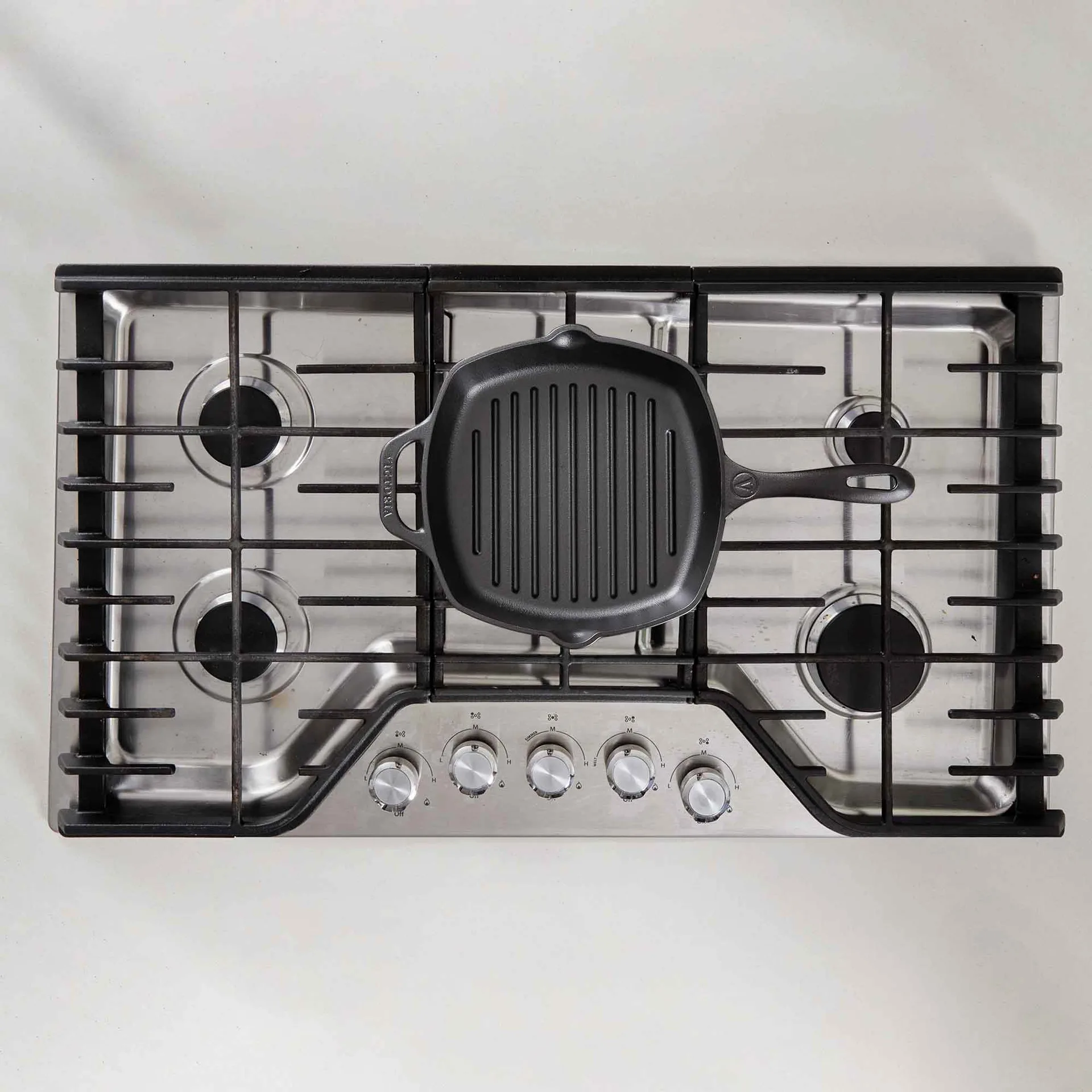 Victoria fyrkantig grillpanna gjutjärn enameled, 44,1x28,4 cm Victoria