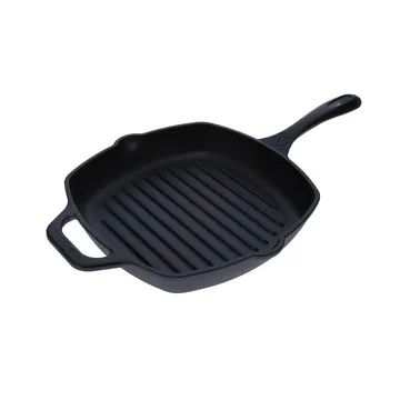 Victoria fyrkantig grillpanna gjutjärn pre-seasoned - 44,1x28,4 cm - Victoria