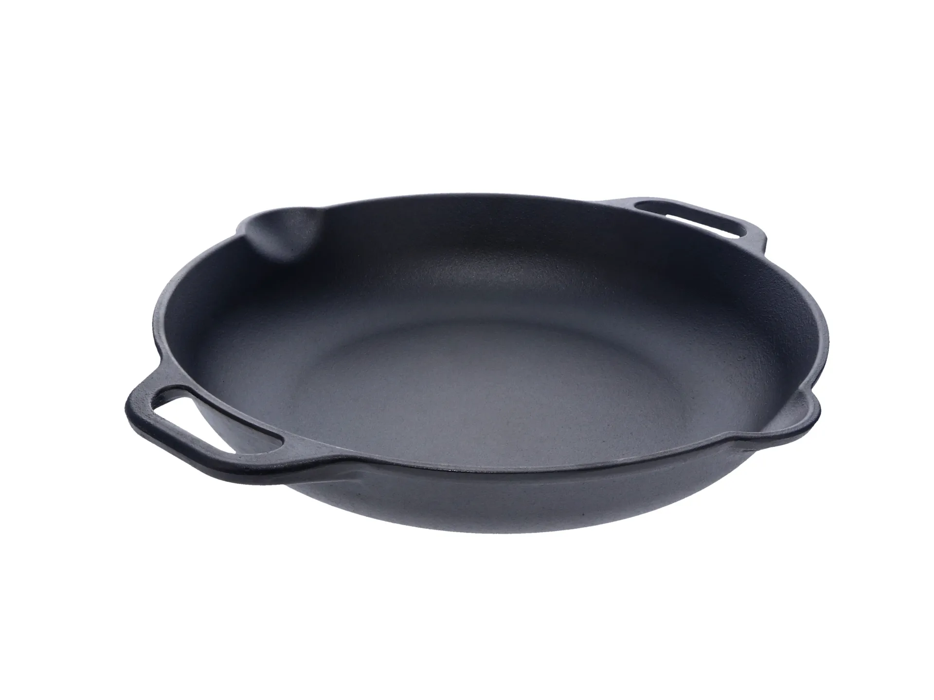 Victoria gjutjärnspanna två handtag pre seasoned, Ø33 cm Victoria