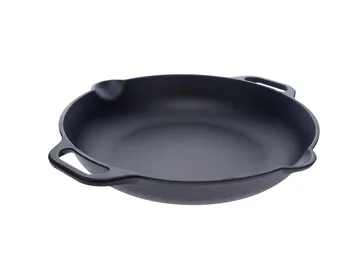 Victoria gjutjärnspanna två handtag pre seasoned - Ø33 cm - Victoria