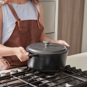 Victoria gryta gjutjärn enameled - 5,7 L - Victoria