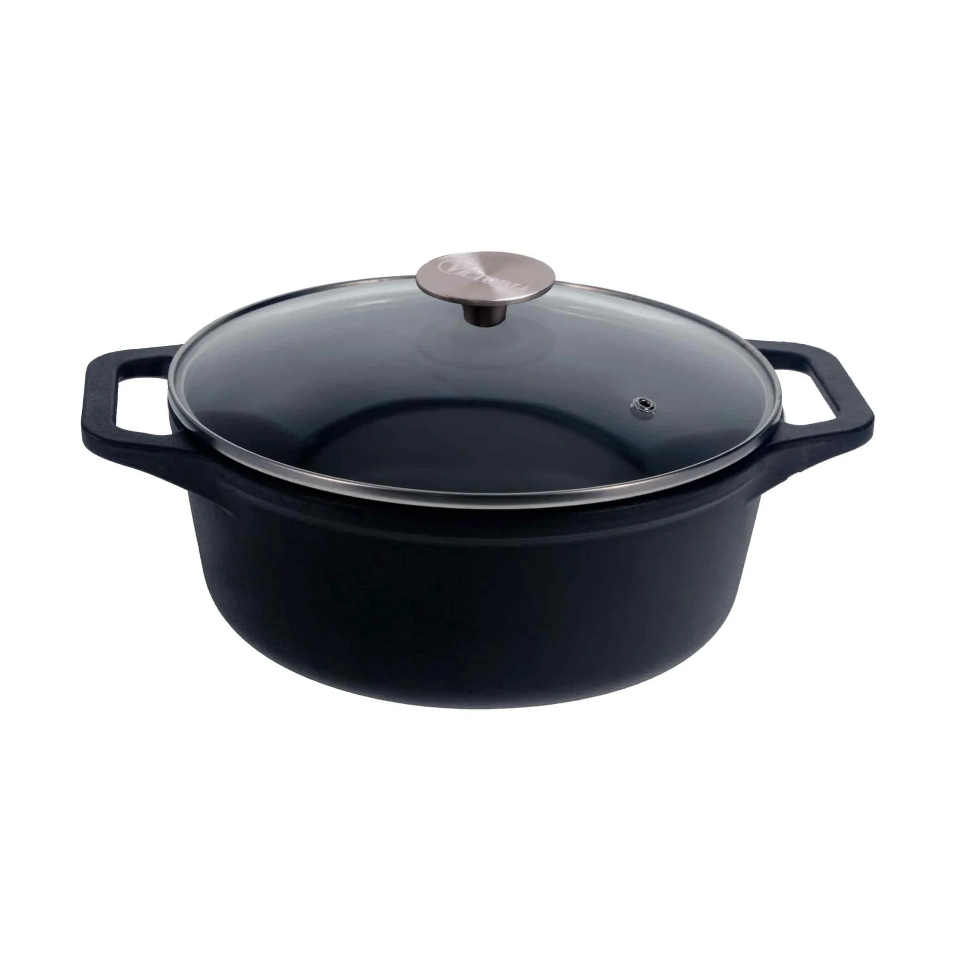 Victoria Victoria gryta gjutjärn glaslock enameled 3,8 L
