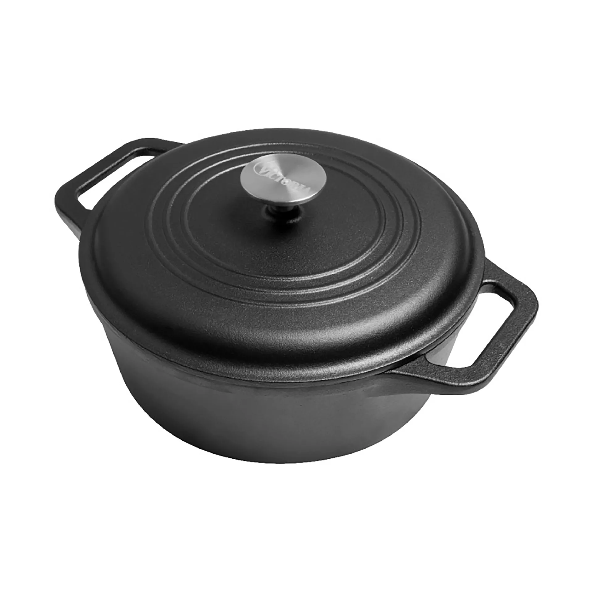 Victoria gryta gjutjärn pre-seasoned, 6,6 L Victoria