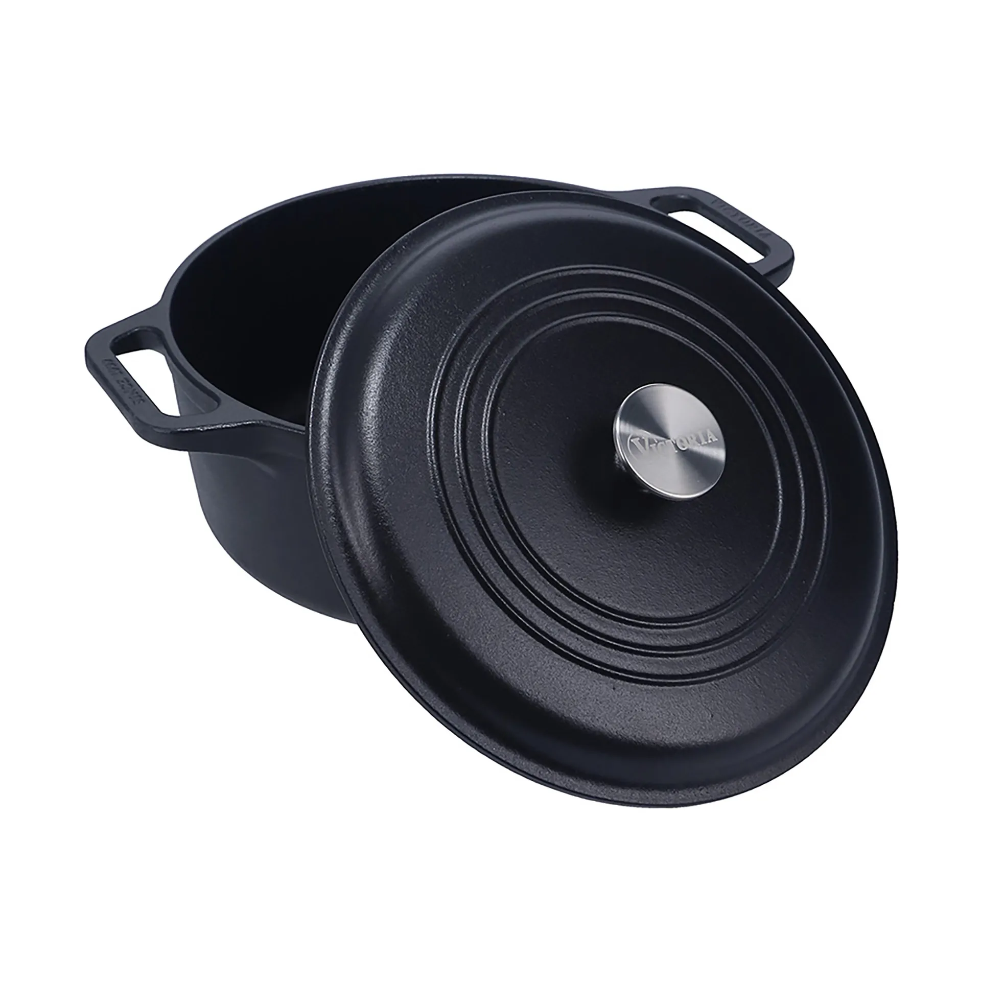 Victoria gryta gjutjärn pre-seasoned, 6,6 L Victoria