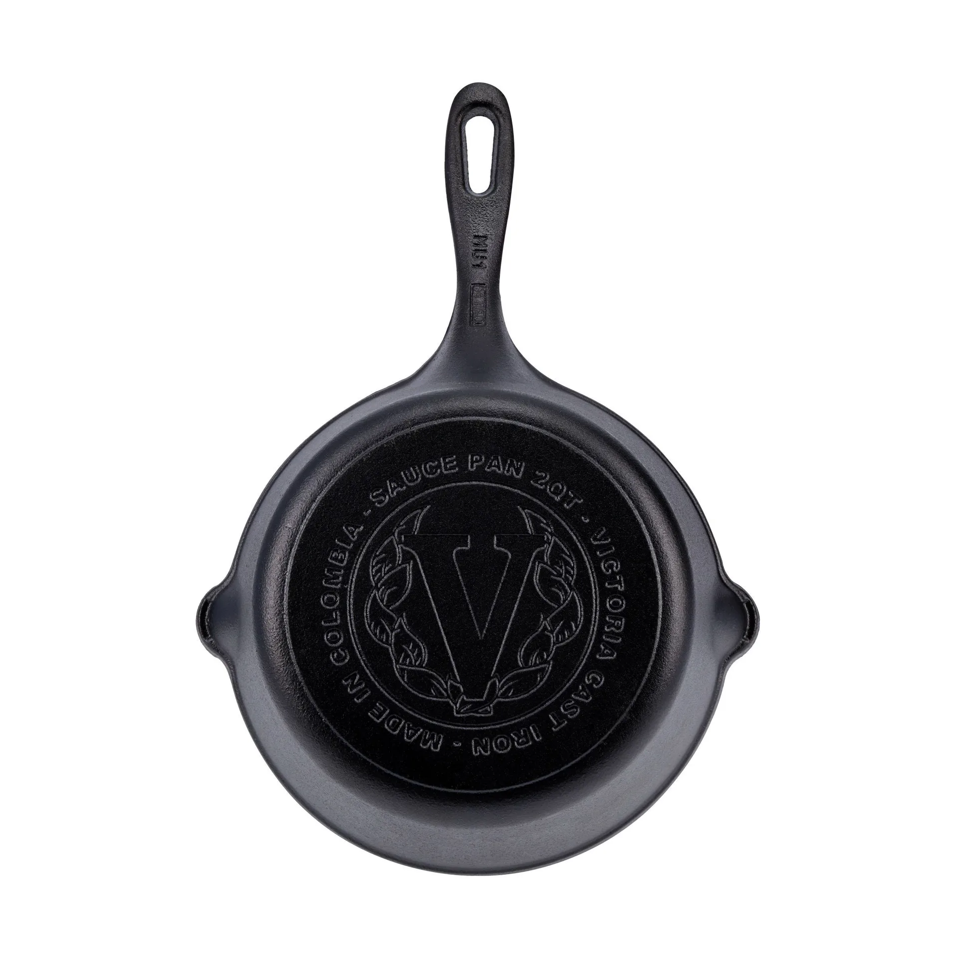 Victoria kastrull gjutjärn pre-seasoned, 1,9 L Victoria