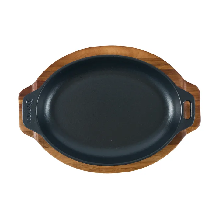 Victoria ovalt serveringsfat akaciaträ - 29,4x19 cm - Victoria