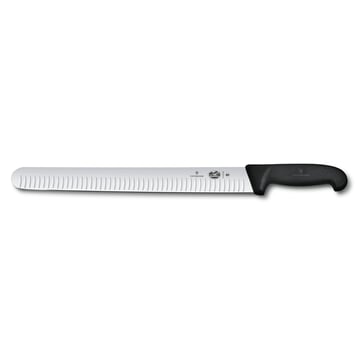 Läs mer om Victorinox Fibrox skinkkniv räfflad 36 cm Rostfritt stål