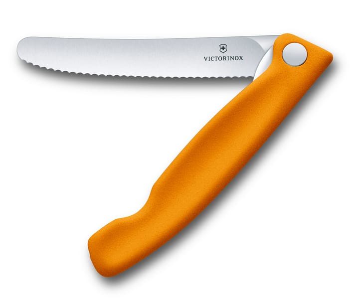 Swiss Classic Foldable Paring Knife, Orange Victorinox