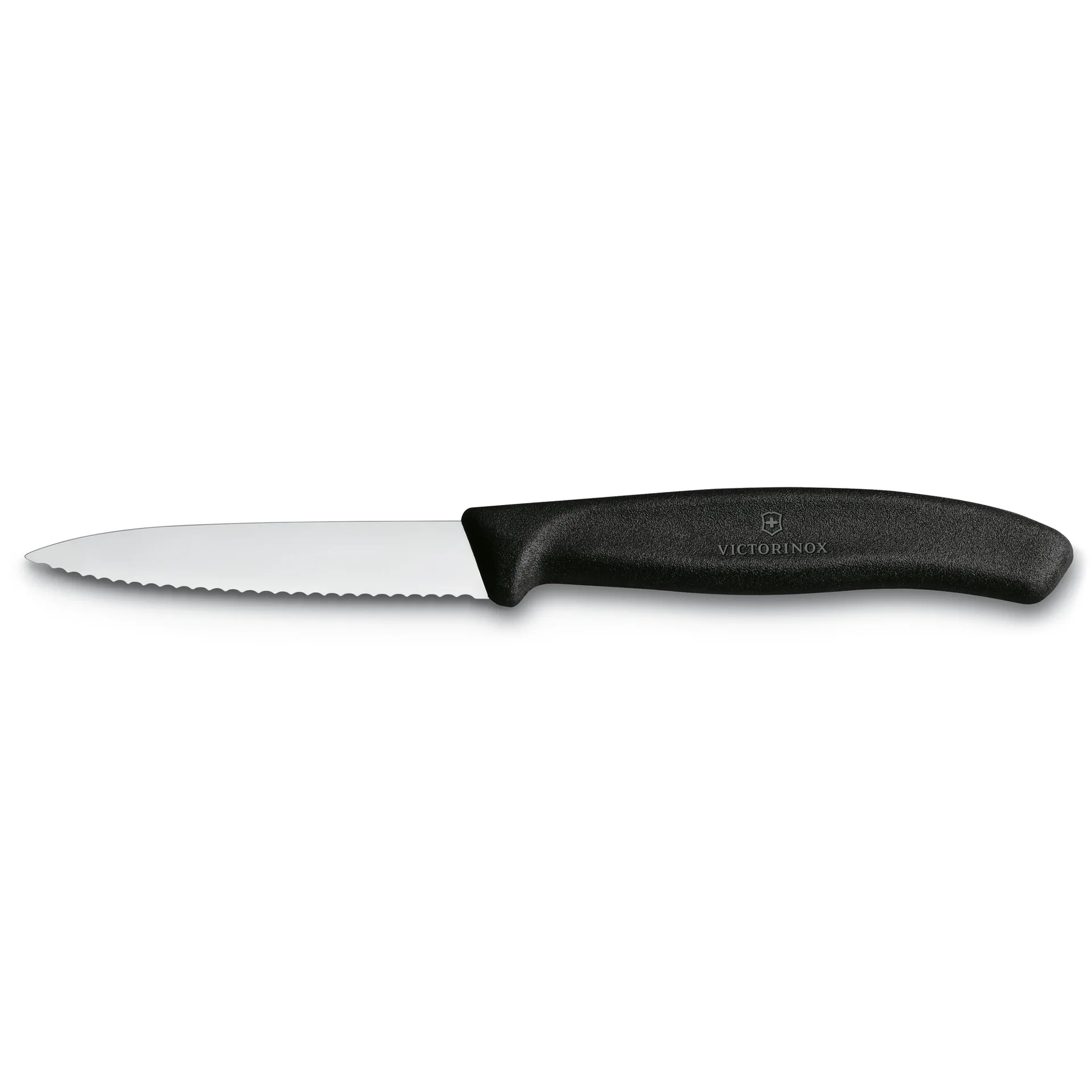 Swiss Classic grönsaks-/skalkniv 8 cm, Svart Victorinox