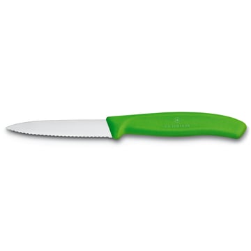 Victorinox Swiss Classic grönsaks-/skalkniv tandad 8 cm Grön