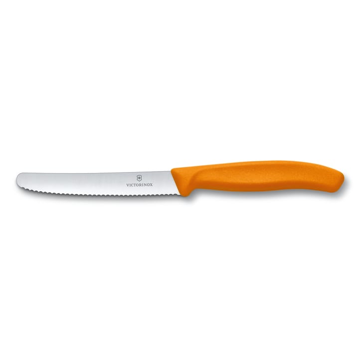 Swiss Classic korv-/tomatkniv 11 cm, Orange Victorinox