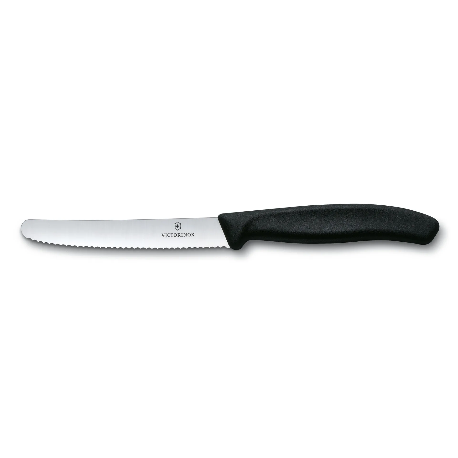 Swiss Classic korv-/tomatkniv 11 cm, Svart Victorinox
