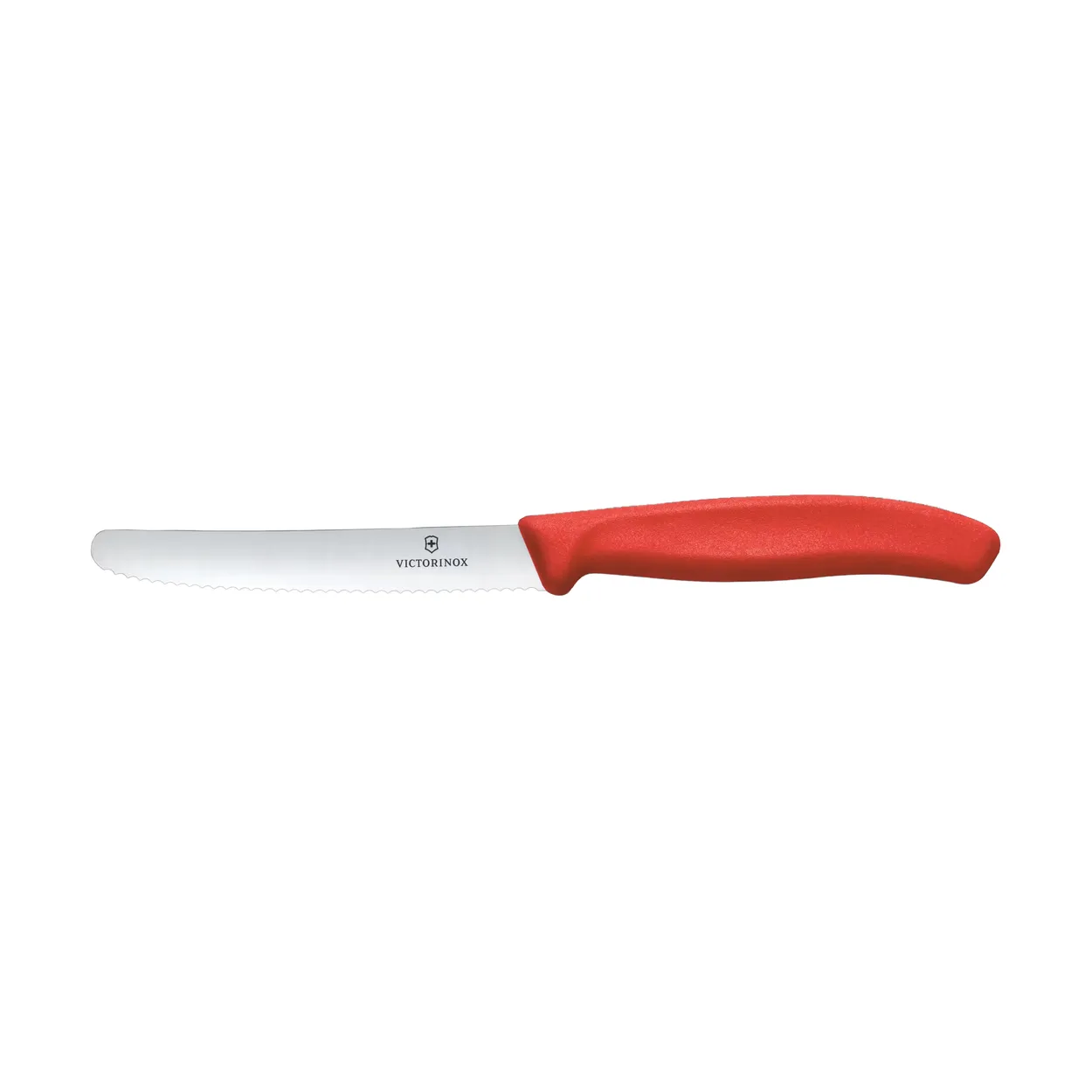 Victorinox Swiss Classic korv-/tomatkniv tandad 11 cm R&ouml;d