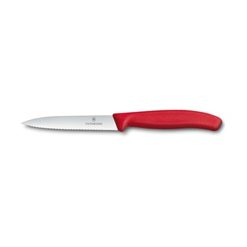Victorinox Victorinox grönsak- & skalkniv vågtandad10 cm Röd