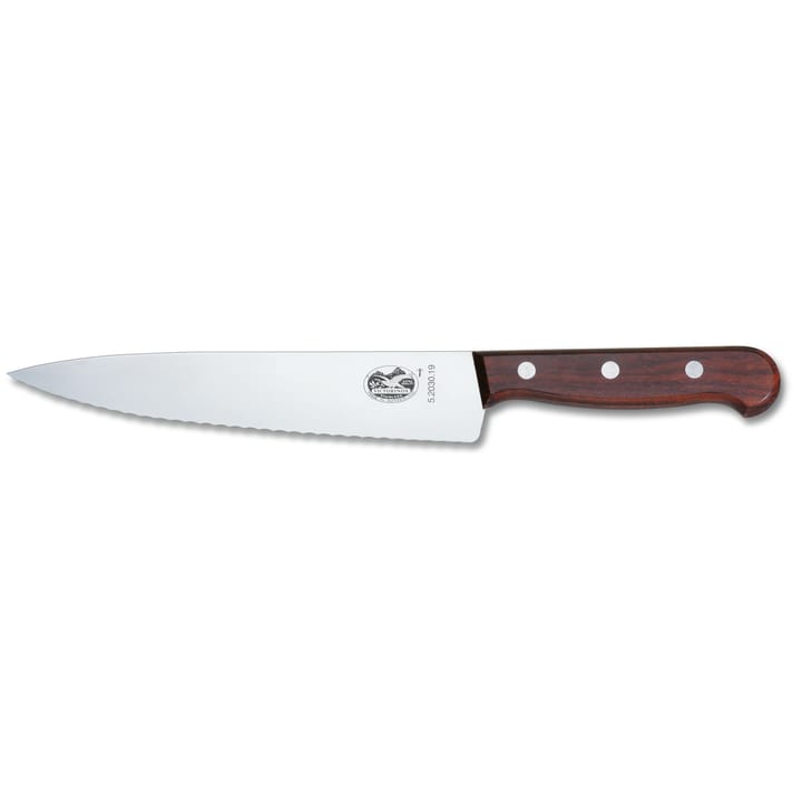 Victorinox kockkniv vågtandad 19 cm, Furu Victorinox