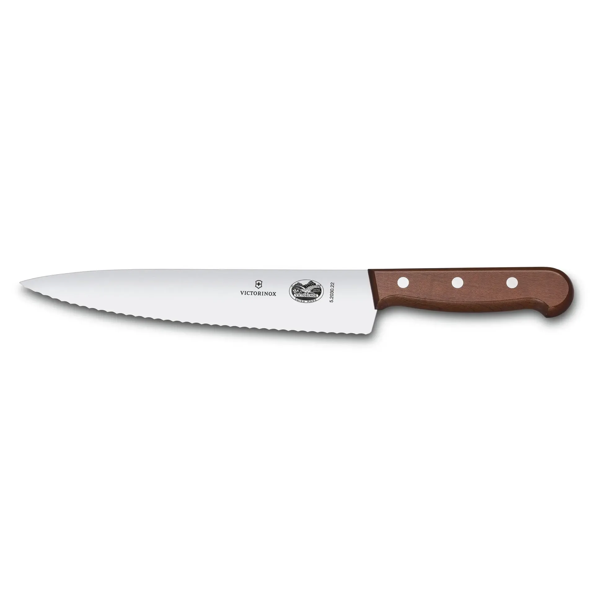 Victorinox kockkniv vågtandad 22 cm, Furu Victorinox
