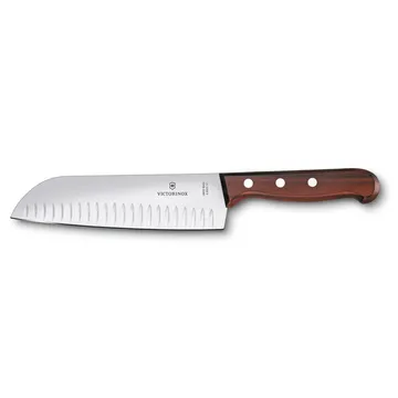 Wood santokukniv olivslipad 17 cm - Rostfritt stål-lönn - Victorinox