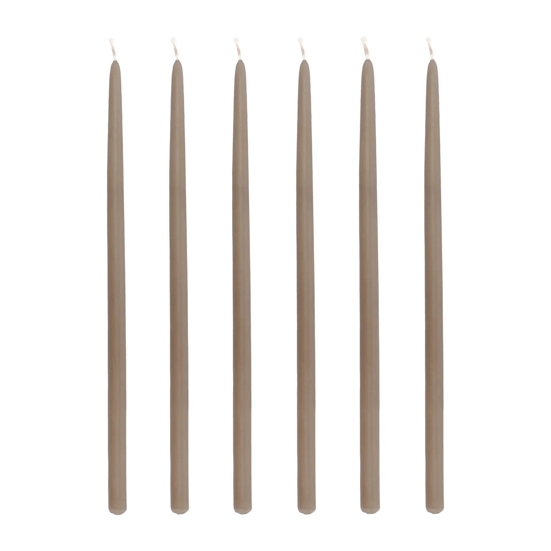 Altri julgransljus 30 cm 6-pack, Taupe Villa Collection