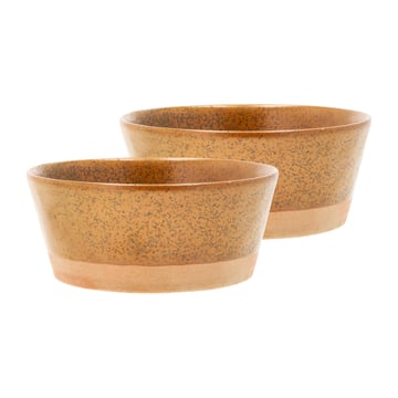 Läs mer om Villa Collection Evig skål Ø15 cm 2-pack Amber