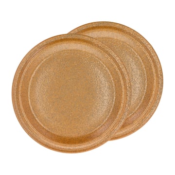 Läs mer om Villa Collection Evig tallrik Ø26 cm 2-pack Amber