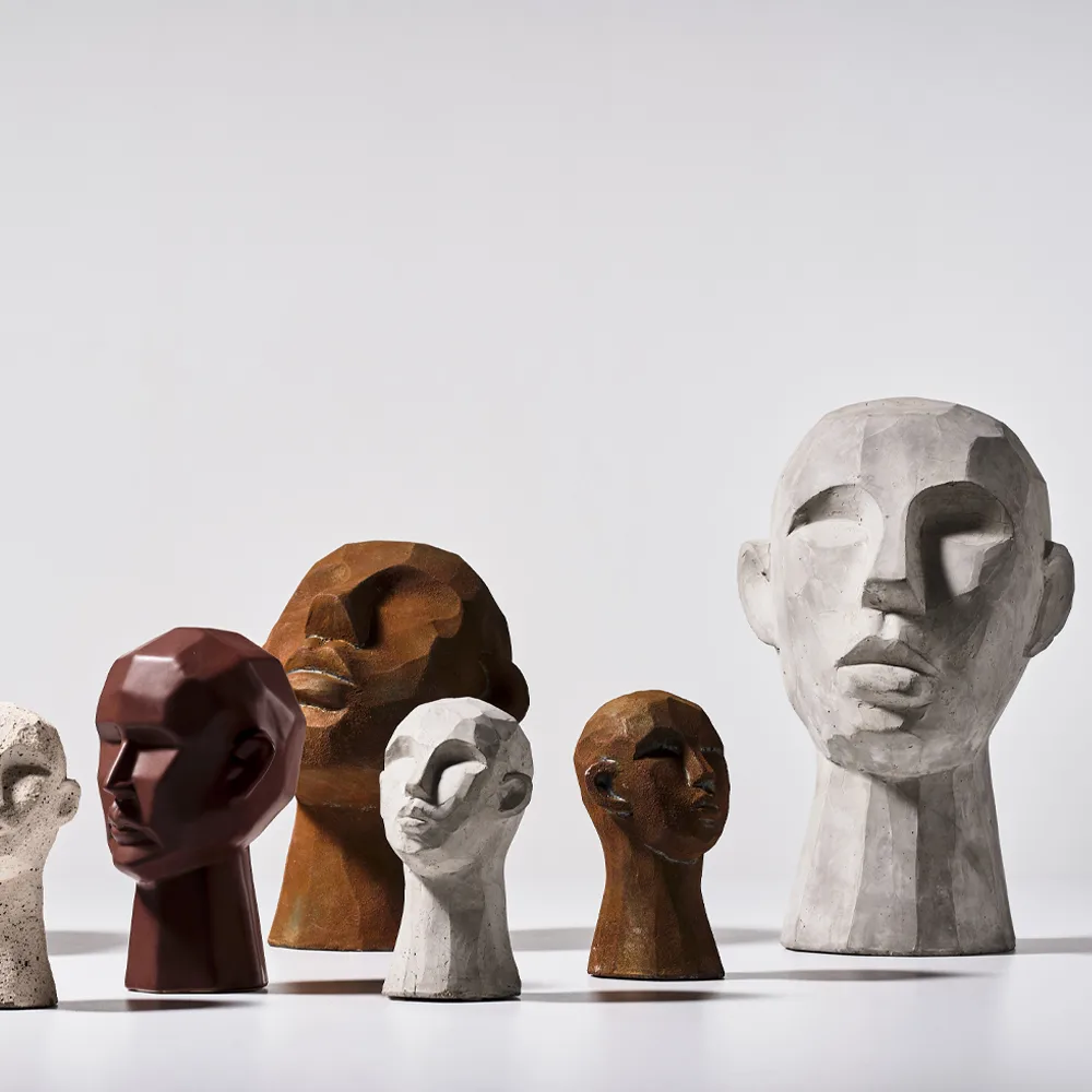 Head dekoration, Grå, liten Villa Collection